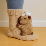 3D Knitted Animal Socks – Cozy, Playful, and Full of Personality
