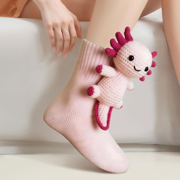 3D Knitted Animal Socks – Cozy, Playful, and Full of Personality