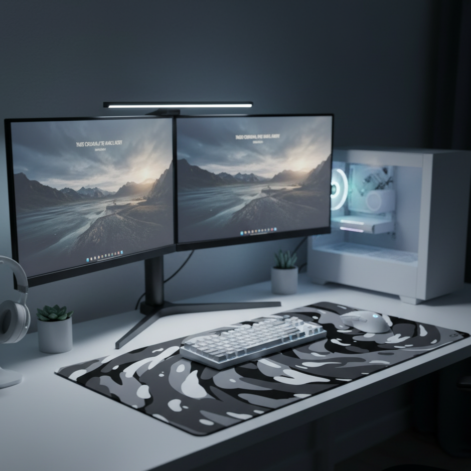 Arctic Swirl Mousepad