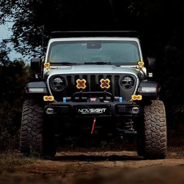 LED Pod Lights – 3” / 6” / 8” High-Performance Off-Road Lights with Spot & Flood Beams + DRL Modes