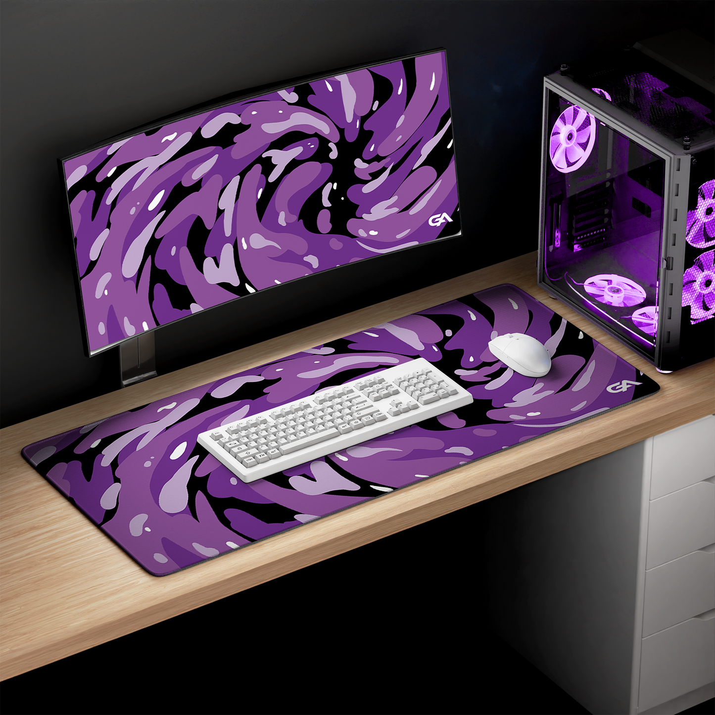 Obsidian Swirl Mousepad