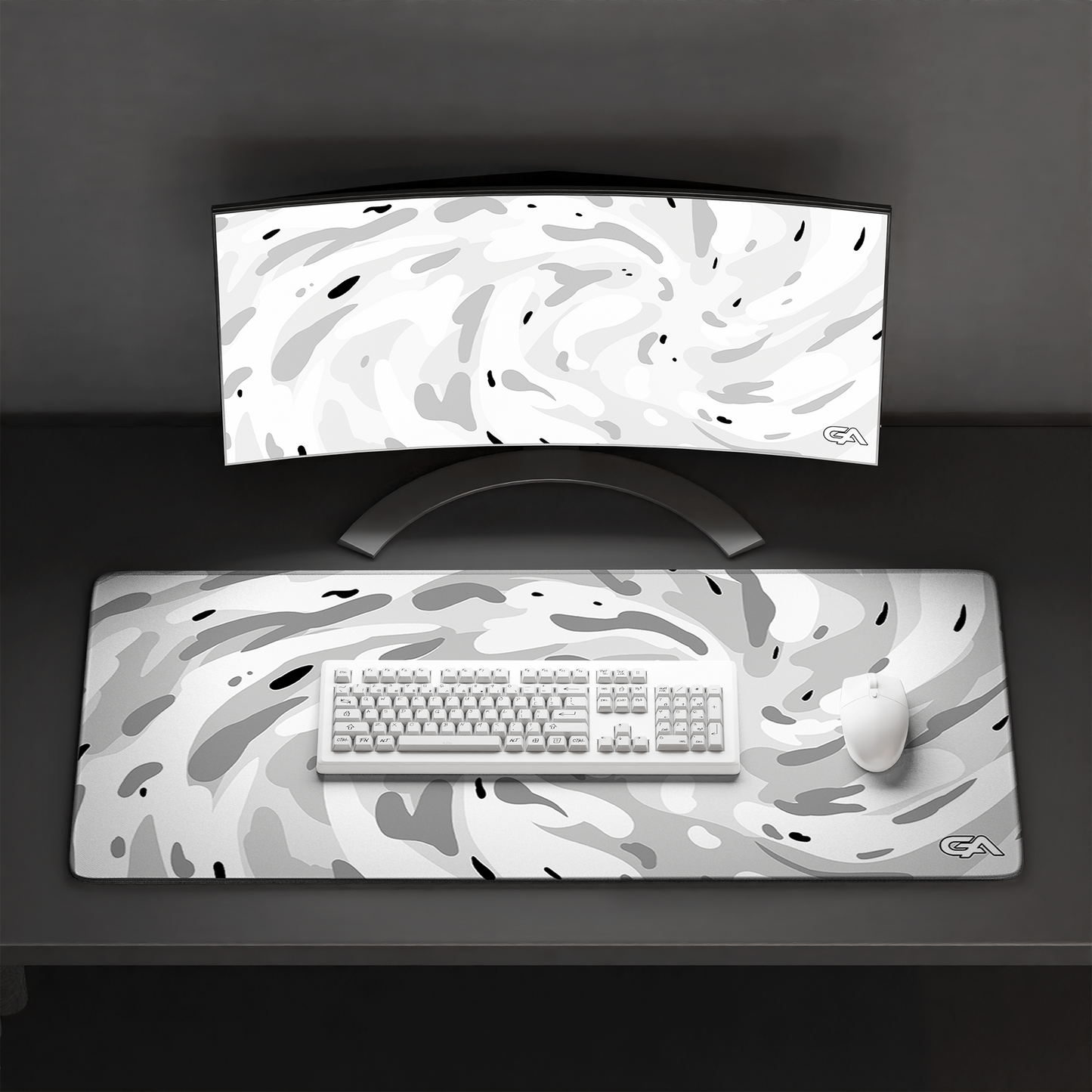 Snow Swirl Mousepad