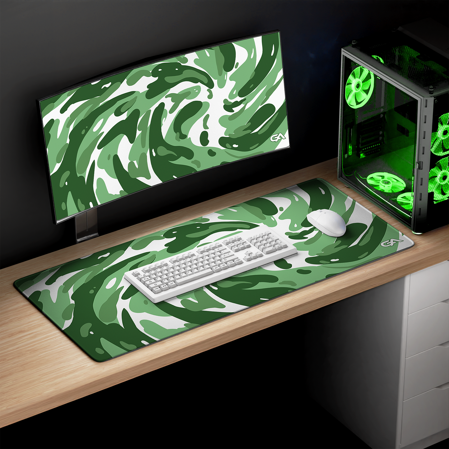 Forrest Swirl Mousepad