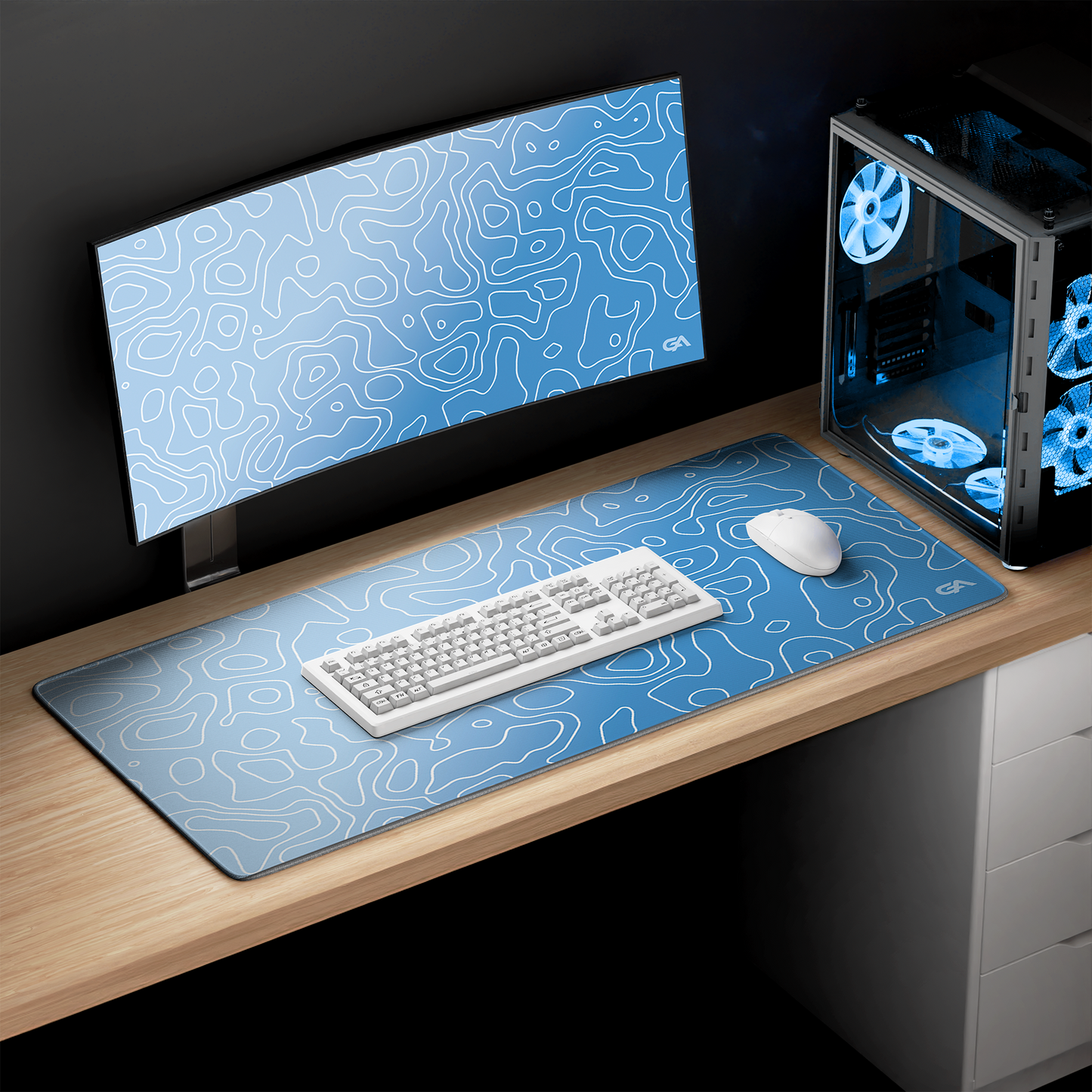 Icy Cyan  Mousepad