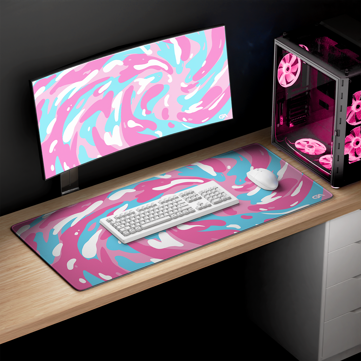 Miami Swirl Mousepad